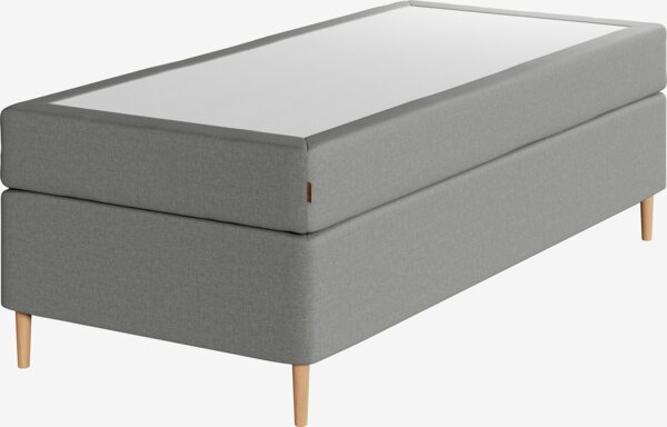 Kontinentalseng 90x200 SOKNA grå-23 Medium