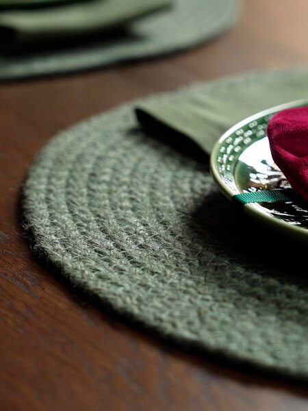 Spisebrikke FLINTSTEN Ø38 grønn