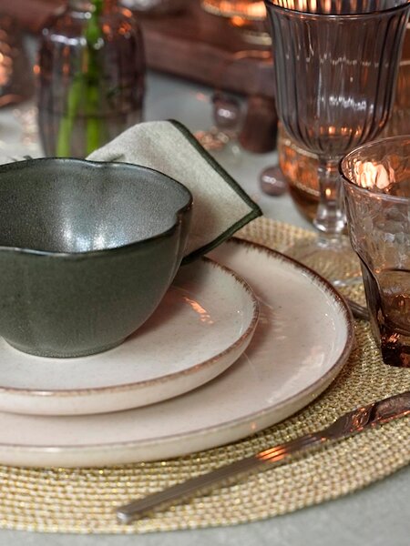 Plate FERDUS D19cm beige