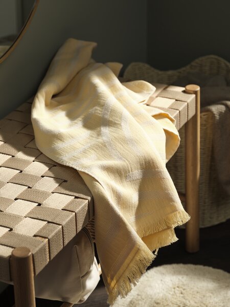 Strandhåndklæde HASSELFORS 80×160 vanilje