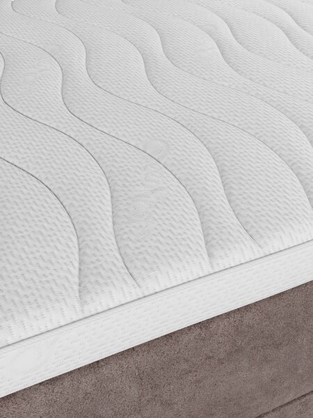 Elevationsseng 180x200cm KUPELVA + RESA brun-92 Medium