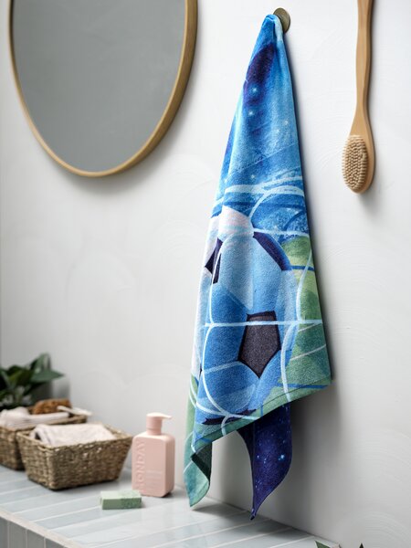 Badehåndklæde FODBOLD 70x140cm