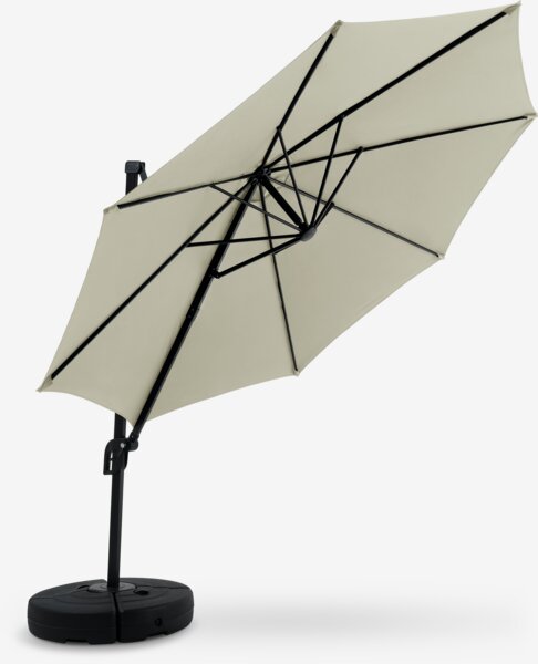 Ombrellone laterale TRONDHEIM Ø 300 cm color avorio