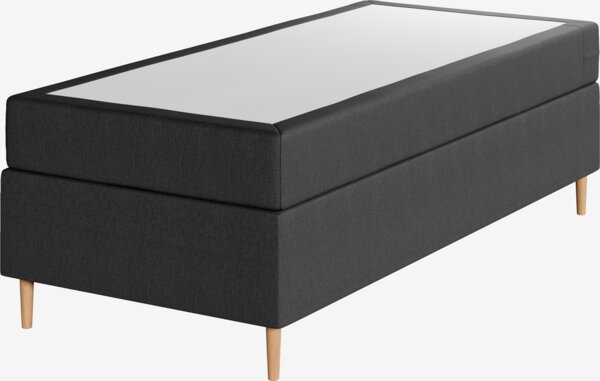 Boxspring 90x200 TYRIA grijs-40 medium