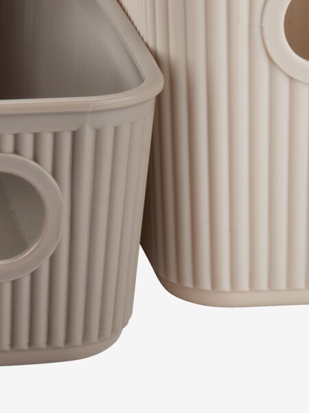 Ємність для зберігання JUNSELE 2шт/наб. пластик пісочний