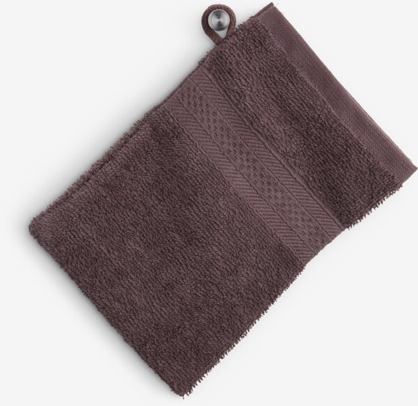 Washing glove UPPSALA 14x20 dusty grape