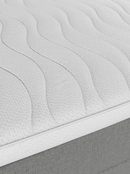 Boxspring 90x200 HEMLA+TOSEN Grijs-23 medium