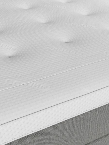 Boxspring 140x200 REIPA + BRYA grijs-23 hard