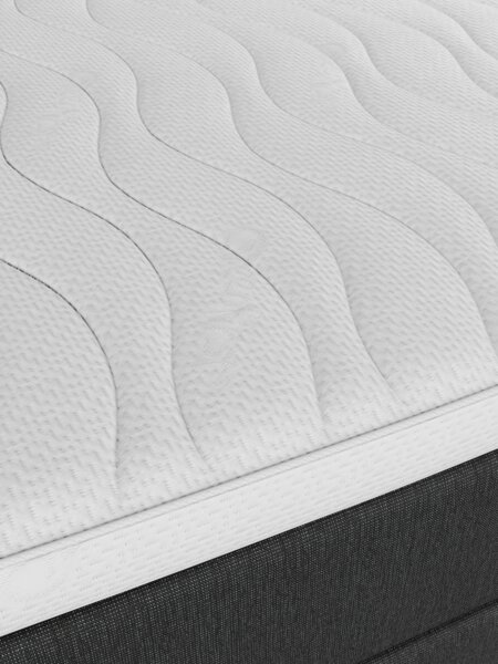 Sommier tapissier 90x200 REIPA + RESA Gris-40 Ferme