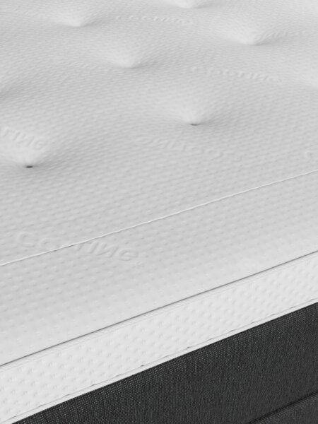 Boxspring 140x200 REIPA + BRYA grijs-40 hard