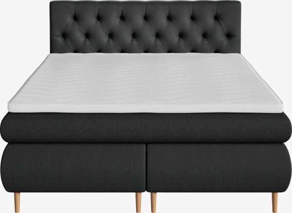 Boxspring 160x200 ANDELVA + TOSEN grijs-40 medium