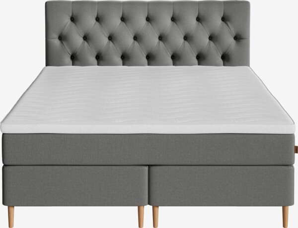 Boxspring 160x200 HEMLA+TOSEN grijs-23 medium