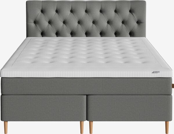 Boxspring 180x210 LYGNA + BRYA Grijs-23 hard