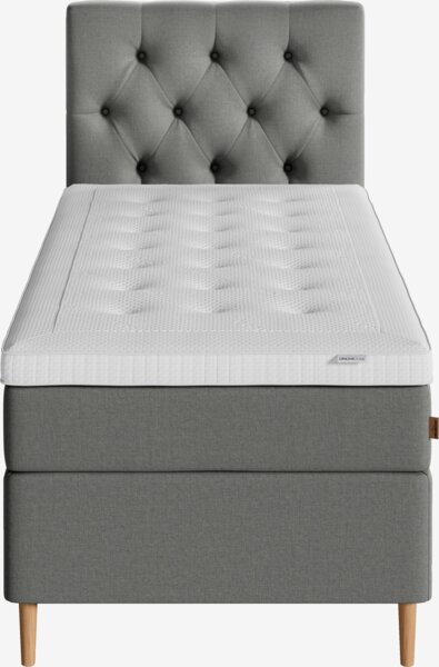 Boxspring 90x200 LYGNA + VOLA grijs-23 hard