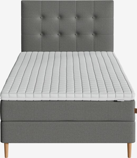 Kontinentalseng 120x200 NEVLA + MURU grå-23 Fast