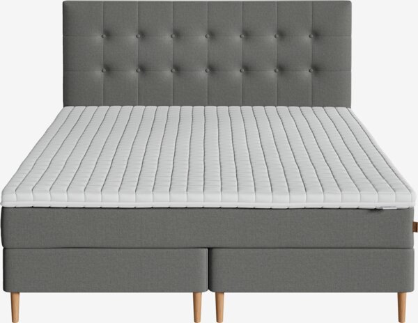 Kontinentalseng 180x200 NEVLA + EKSO grå-23 Fast