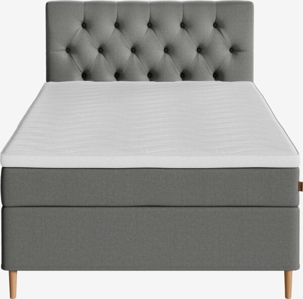 Boxspring 140x200 REIPA + RESA grijs-23 hard