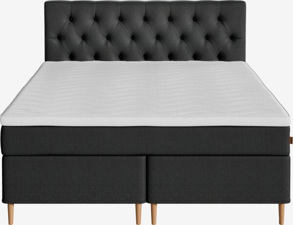 Boxspring 180x210 REIPA + TOSEN grijs-40 hard
