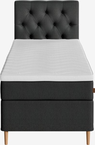 Sommier tapissier 90x200 REIPA + RESA Gris-40 Ferme