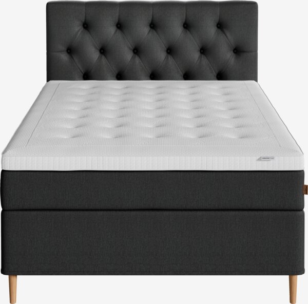 Boxspring 140x200 REIPA + BRYA grijs-40 hard