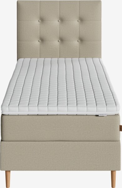 Kontinentalsäng 90x200 cm VEFNA + EKSO Sand-91 Mjuk