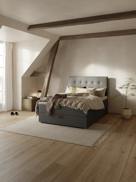 Sengegavl 120x124cm NISA grå-40