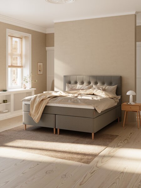 Sängynpääty 180x124cm NISA harmaa-23