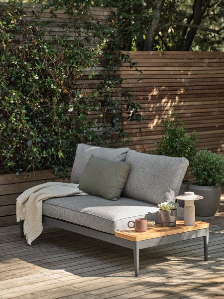 Lounge module DALL 2 pers. teak