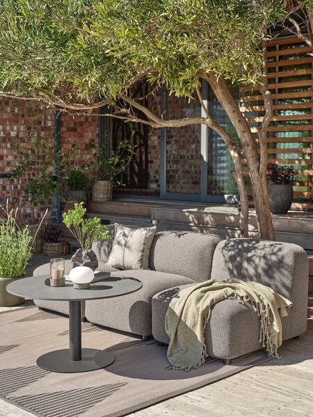 Loungesæt HELAGS + TANE 3 pers. mørk sand