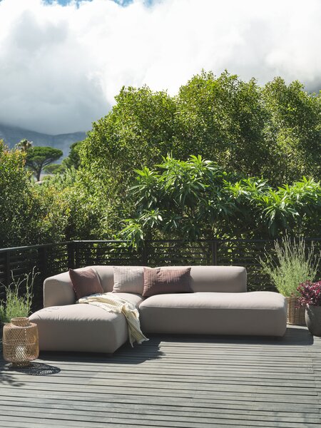 Lounge sofa STORHOGNA 4os. za sve vrem. uslove sivk-braon