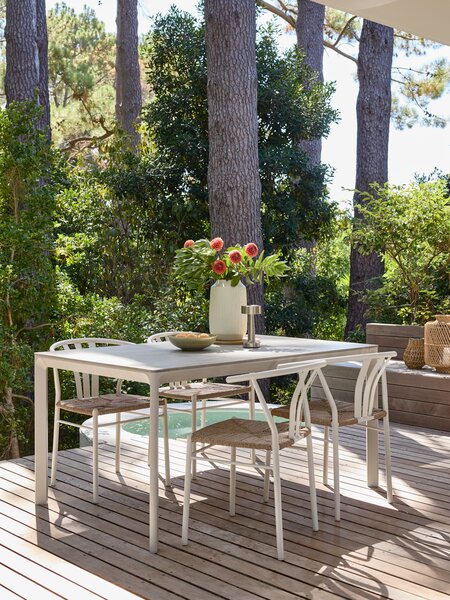 KUMLA Tavolo L150 cm + 4 TAGMARK Sedie beige