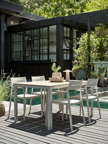 Rakásolható kerti szék INGSTRUP bézs