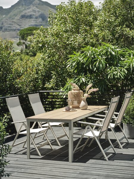 Table de jardin MARIELYST l90xL205 beige