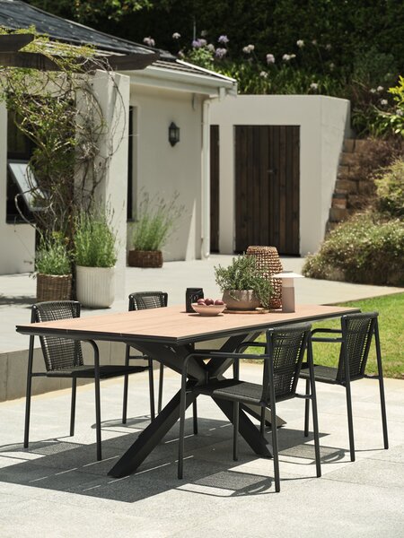 YPNASTED L215 table natural + 4 KRISTIANSTAD chair