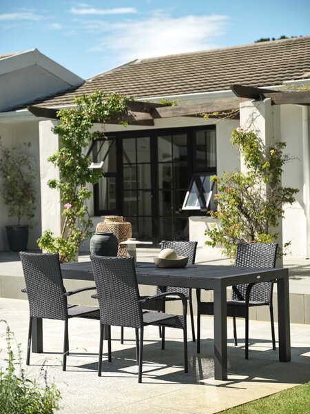 TYDAL D208/272 sto + 4 GUDHJEM stolice crna