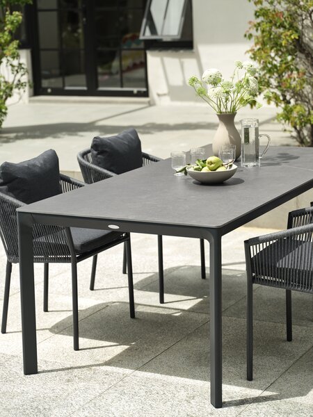 Table de jardin KUMLA l95xL200 gris