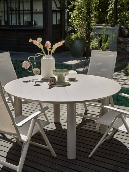 Kerti asztal SURNADAL ÁTM150 bézs