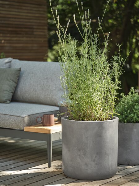 Havekrukke FLUGA Ø40xH40 grå