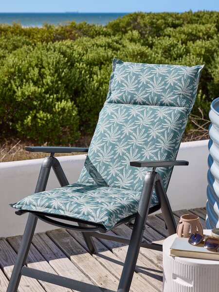 GC recliner chair BARMOSE petrol blue