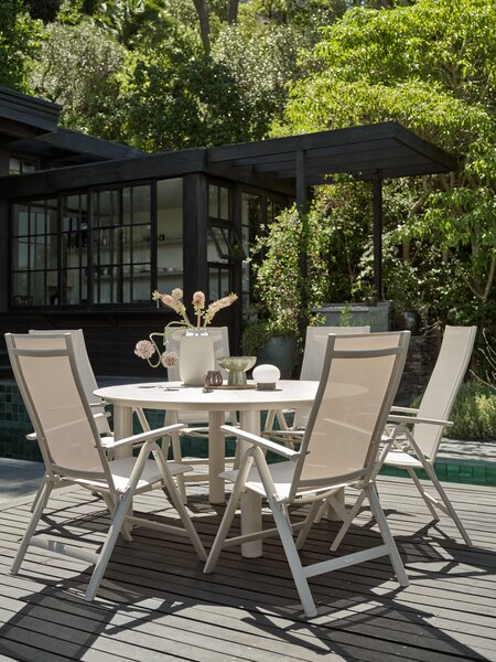 Kerti asztal SURNADAL ÁTM150 bézs