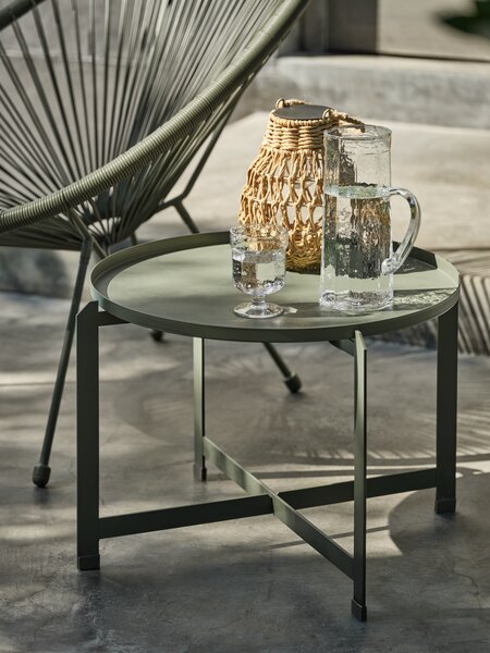 Stolić BORRE Ø50xV40 maslinasto zelena