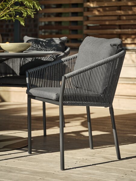 Silla apilable GILJA secado rápido gris