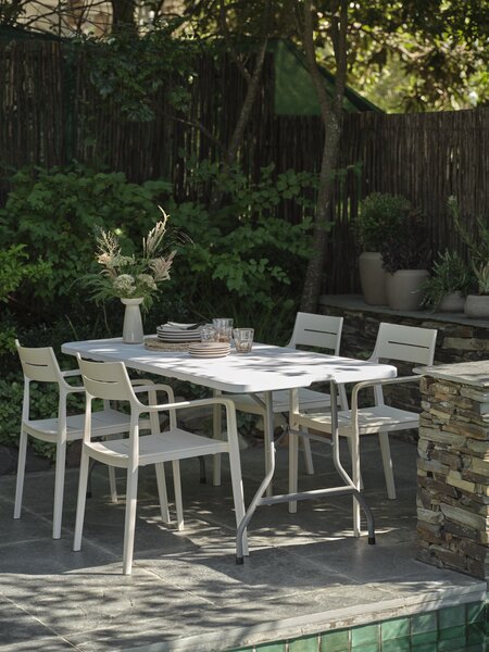 Rakásolható kerti szék INGSTRUP bézs