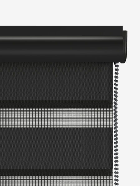 Rullegardin Duo ALSTEN 90x210cm m/kassette sort