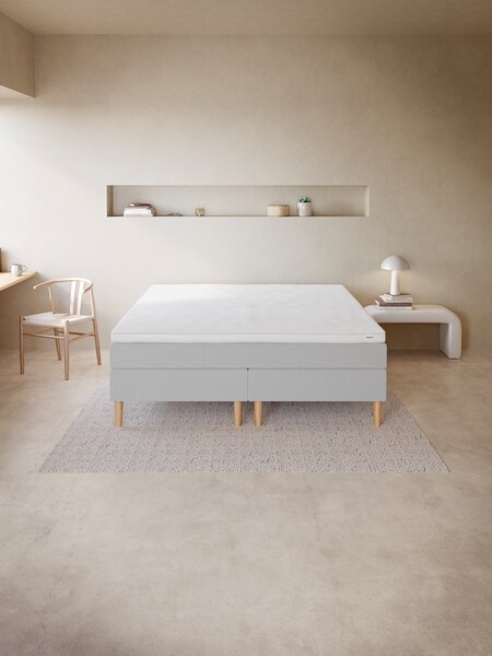 Kontinentalseng 180x200cm DUNLOPILLO ENA grå-32 Medium