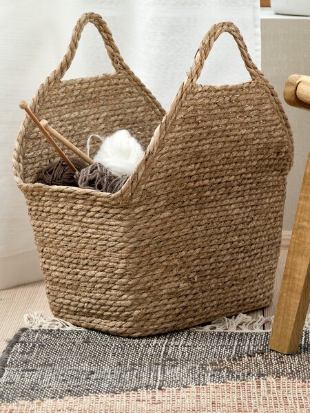 Panier MICHAEL l22xL38xH43cm a/ poignées