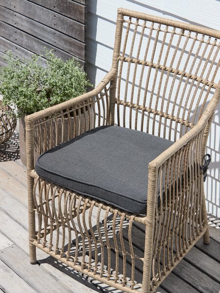 Trädgårdsdyna stolsits UDSIGTEN mörkgrå