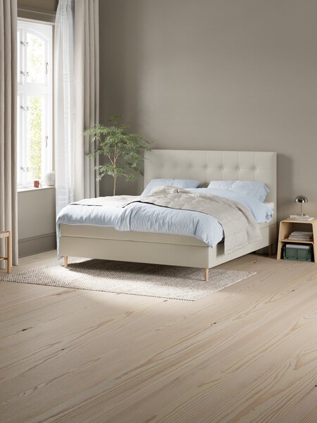 Kontinentalsäng 90x200 cm VEFNA + EKSO Sand-91 Mjuk