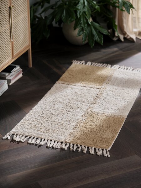 Teppe BRUNKULLA 70x140 beige/offwhite