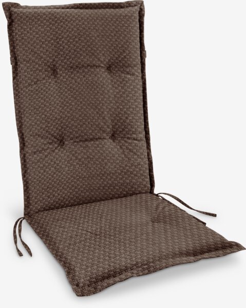 Garden cushion recliner chair HOPBALLE dark sand
